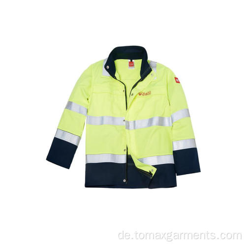 Flammhemmende Jacke mit FR-Reflexstreifen